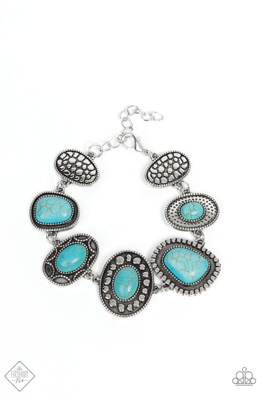 Pulsera Paparazzi ~ Taos Trendsetter - Azul