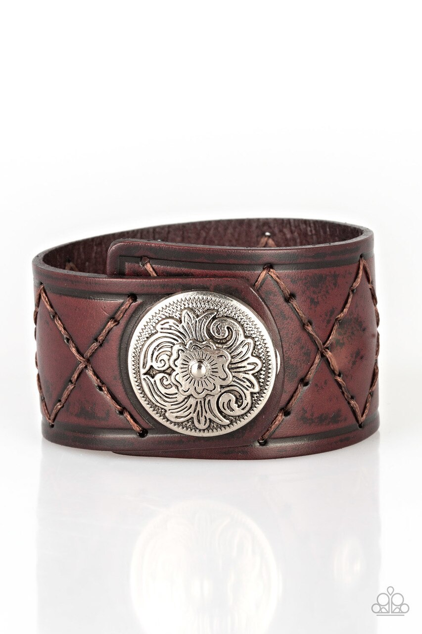 Paparazzi Bracelet ~ Badlands Bandit - Brown