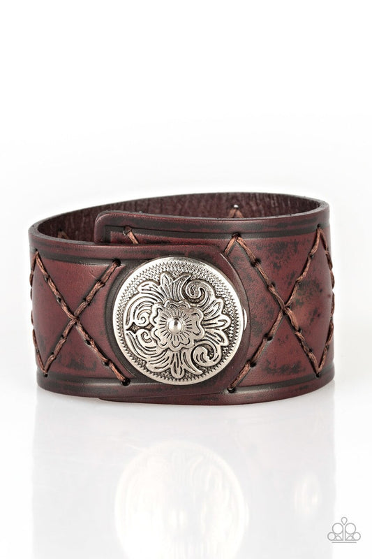 Paparazzi Bracelet ~ Badlands Bandit - Brown