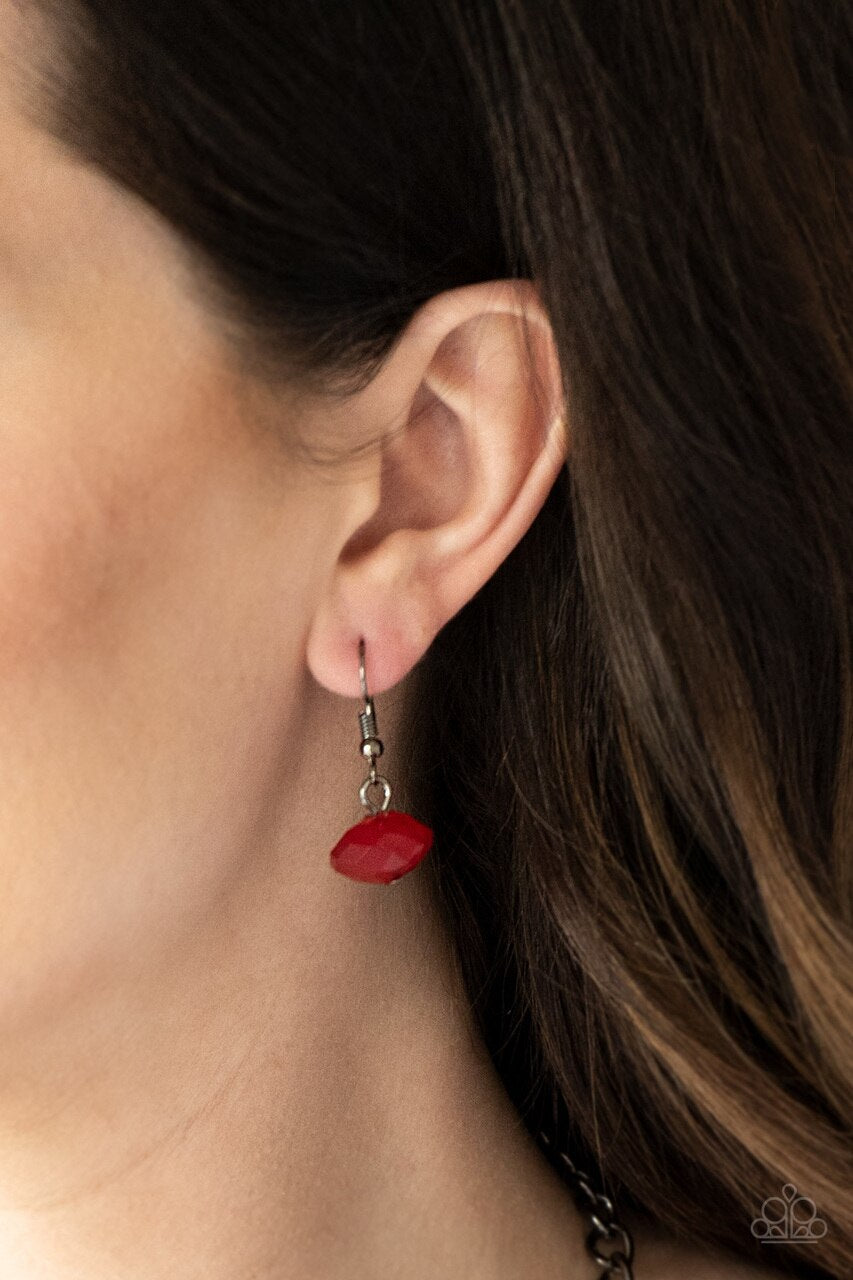 Paparazzi Necklace ~ Runway Rebel - Red