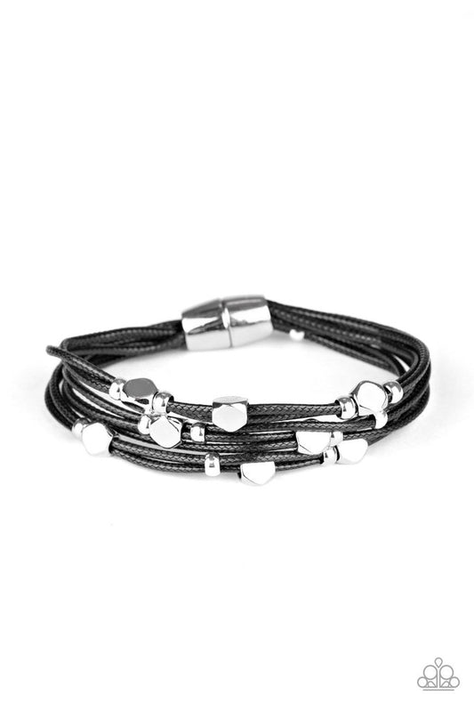Paparazzi Bracelet ~ Cut the Cord - Black
