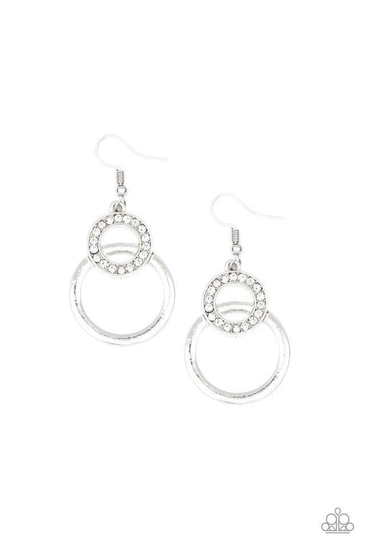 Paparazzi Earring ~ Regal Refinery - White