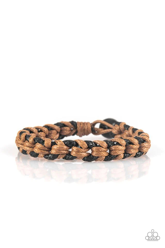 Paparazzi Bracelet ~ KNOT Another Word! - Brown