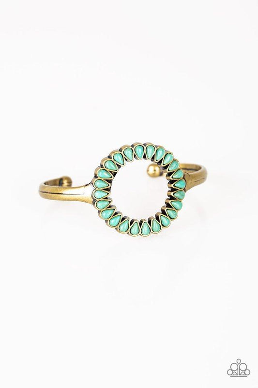 Paparazzi Bracelet ~ Divinely Desert - Brass