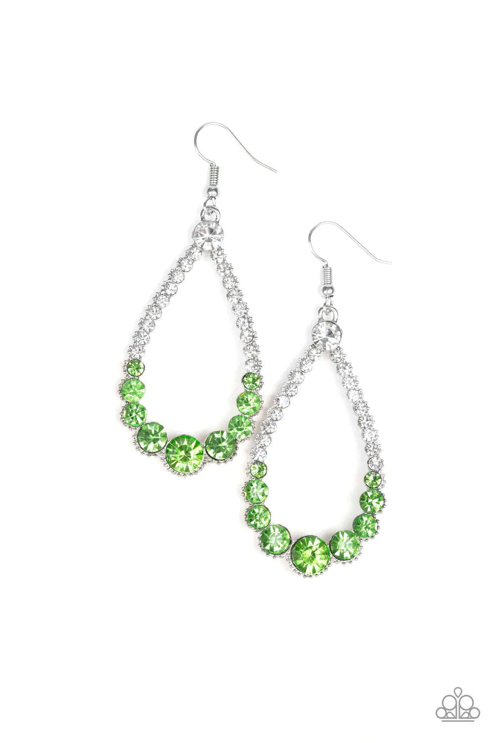 Paparazzi Earring ~ Token Twinkle - Green