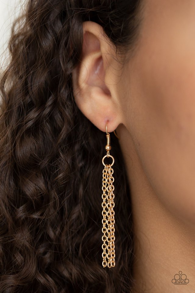 Paparazzi Necklace ~ Optical Illusion - Gold