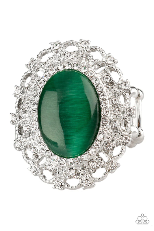 Featured image for Discover the Allure of the Baroque Green Paparazzi Ring