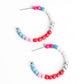 Paparazzi Earring ~ Multicolored Mambo - Pink Multi