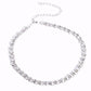 Paparazzi Necklace ~ Classy Couture - White