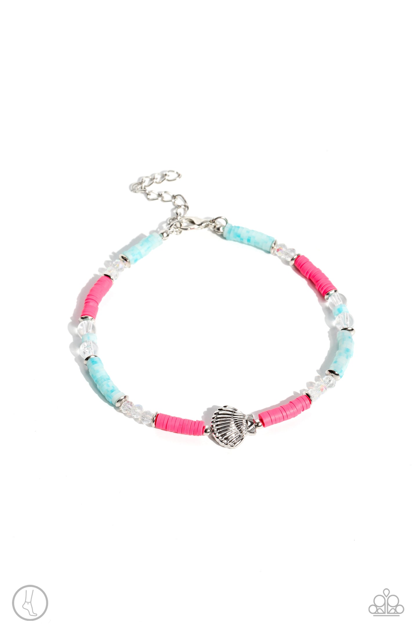 Pulsera Paparazzi ~ Carefree Coral - Rosa