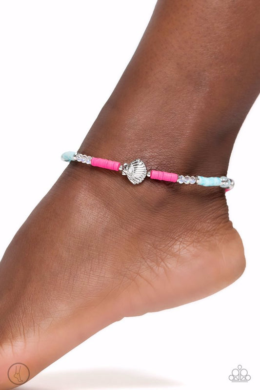 Paparazzi Bracelet ~ Carefree Coral - Pink