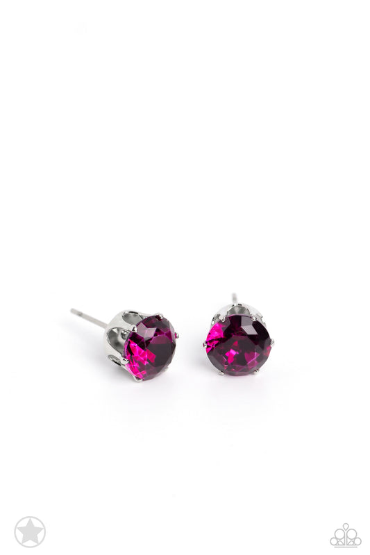 Paparazzi Earring ~ Just In TIMELESS - Pink