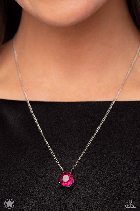 Paparazzi Necklace ~ What a Gem - Pink