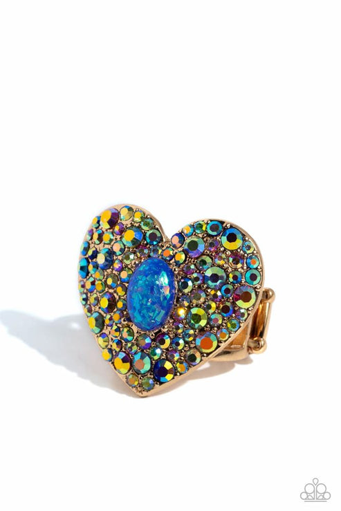 Paparazzi Ring ~ Bejeweled Beau - Blue