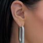 Paparazzi Earring ~ Spiral Supply - Silver