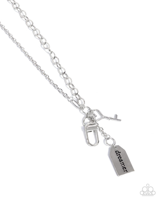 Paparazzi Necklace ~ Dreamy Direction - Silver