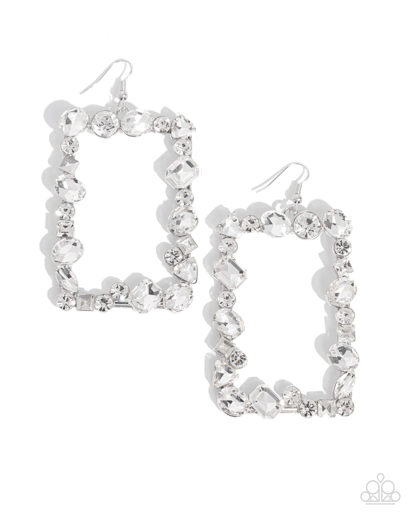 Paparazzi Earring ~ Wishful Wardrobe - White