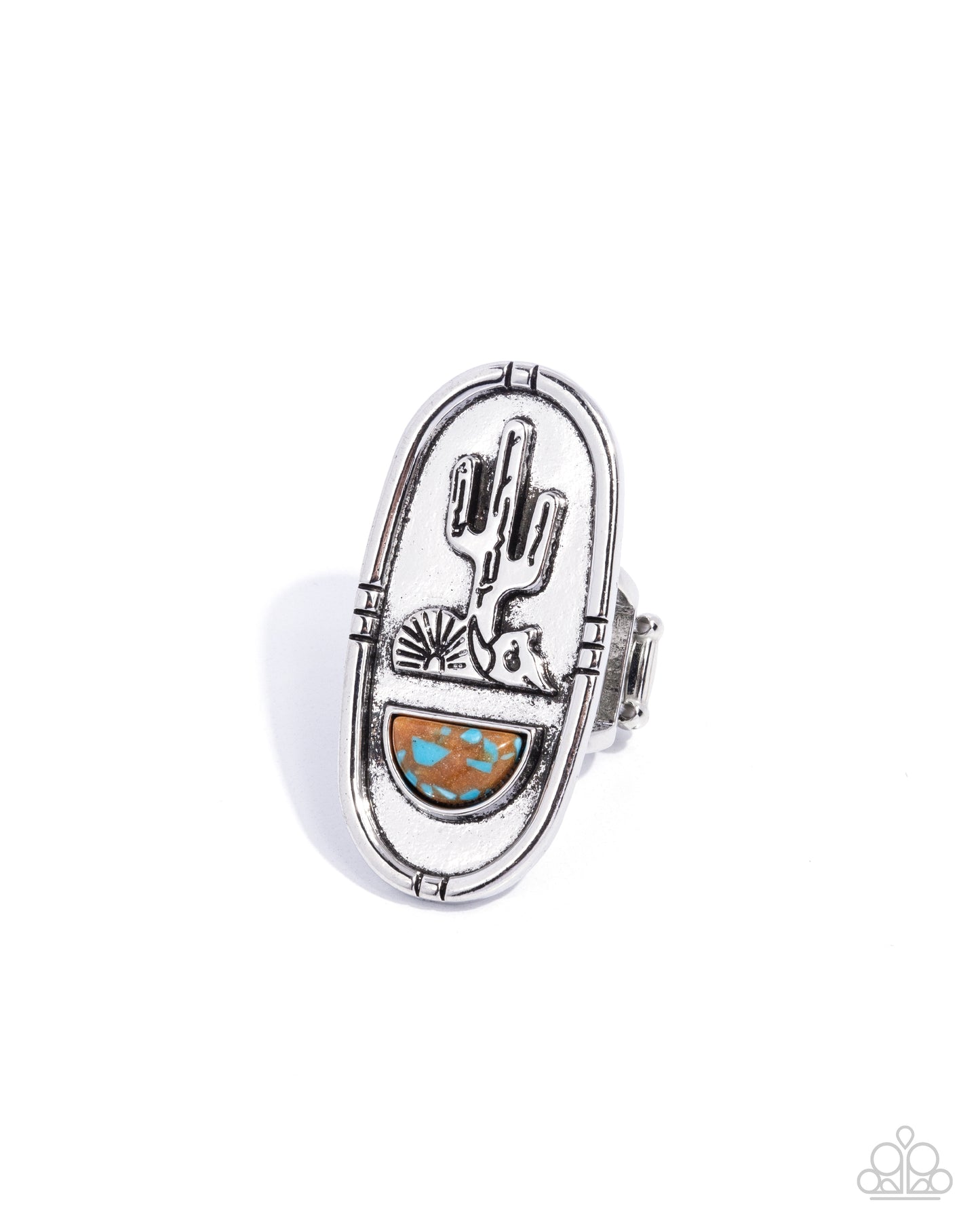 Paparazzi Ring ~ Southwestern Sketch - Brown