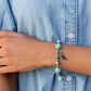 Pulsera Paparazzi ~ Bienvenida occidental - Azul