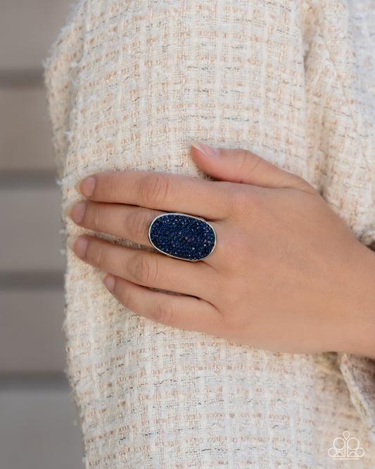 Paparazzi Ring ~ Exaggerated Elitist - Blue