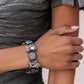 Paparazzi Bracelet ~ Cloudy Conversation - Black