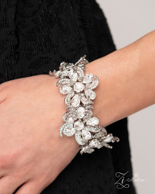 Pulsera Paparazzi ZI ~ Ideal para darse un capricho - Blanco