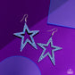 Paparazzi Earring ~ Rockstar Energy - Purple