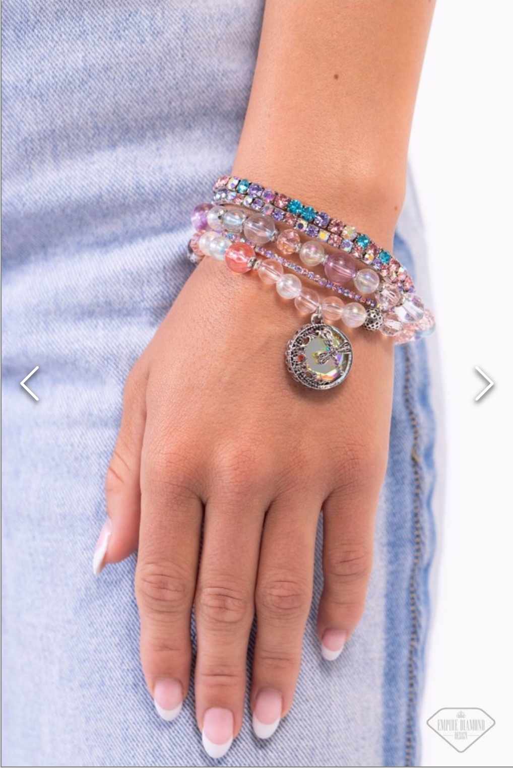 Paparazzi Bracelet ~ Dream On Dragonfly - Multi