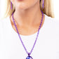 Paparazzi Necklace ~ Las Vegas DIP - Purple