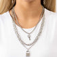 Collar Paparazzi ~ Capas discretas - Plata