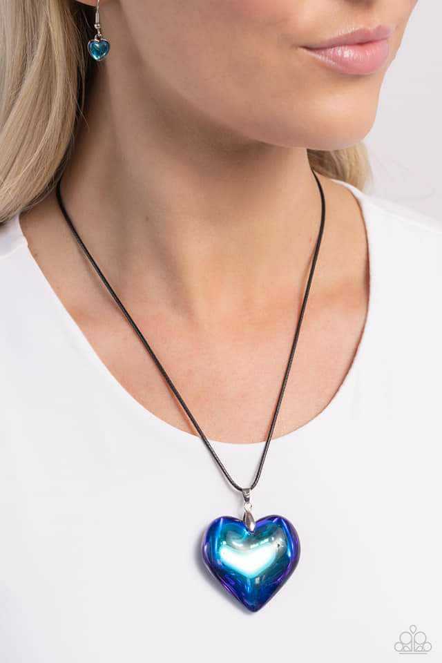 Paparazzi Necklace ~ Seize the Simplicity  - Blue