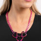 Paparazzi Necklace ~ Eclectically Enamored - Pink
