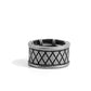 Triple Crossed - Silver - Paparazzi Ring Image