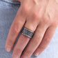 Triple Crossed - Silver - Paparazzi Ring Image