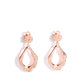 Metallic Mezzanine - Copper - Paparazzi Earring Image