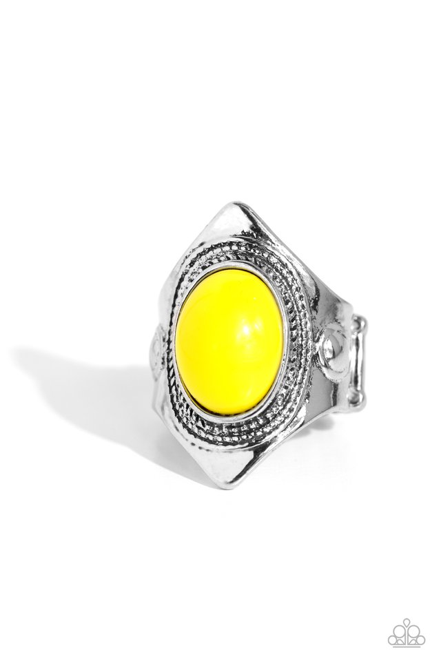 ​Safari Sightseer - Yellow - Paparazzi Ring Image