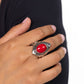 Safari Sightseer - Red - Paparazzi Ring Image