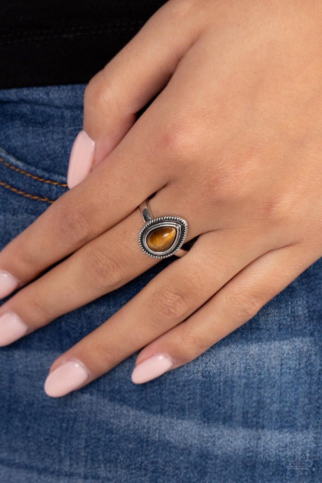 Eco Elements - Brown - Paparazzi Ring Image