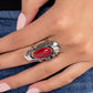 Garden Oasis - Red - Paparazzi Ring Image