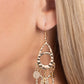 PLAINS Jane - Gold - Paparazzi Earring Image