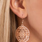 Dubai Décor - Gold - Paparazzi Earring Image