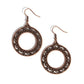 Vineyard Valentine - Copper - Paparazzi Earring Image