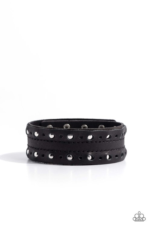 ​Prairie Pasture - Black - Paparazzi Bracelet Image