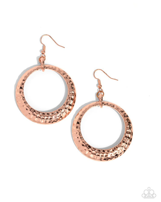 Gallery Gear - Copper - Paparazzi Earring Image