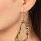 Abstract Antiquity - Brass - Paparazzi Earring Image