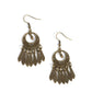 ​PRAIRIE For Me - Brass - Paparazzi Earring Image