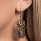 ​PRAIRIE For Me - Brass - Paparazzi Earring Image