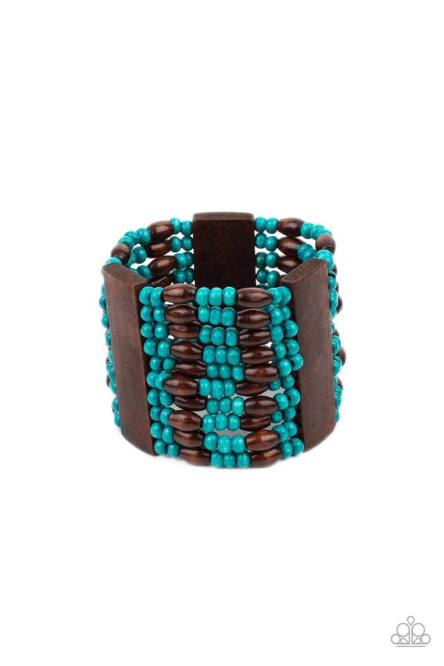 ​Tropical Takeover - Blue - Paparazzi Bracelet Image