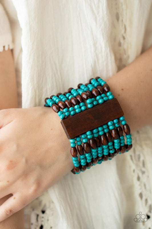 ​Tropical Takeover - Blue - Paparazzi Bracelet Image