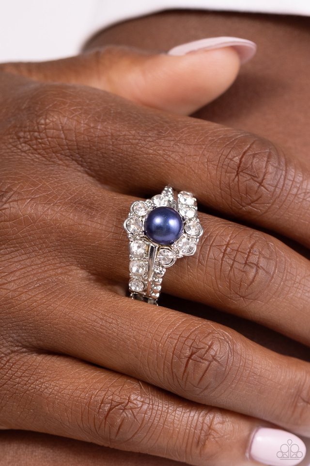 Titanic Tango - Blue - Paparazzi Ring Image